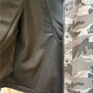 Harley-Davidson Black and Gray Bomber Jacket